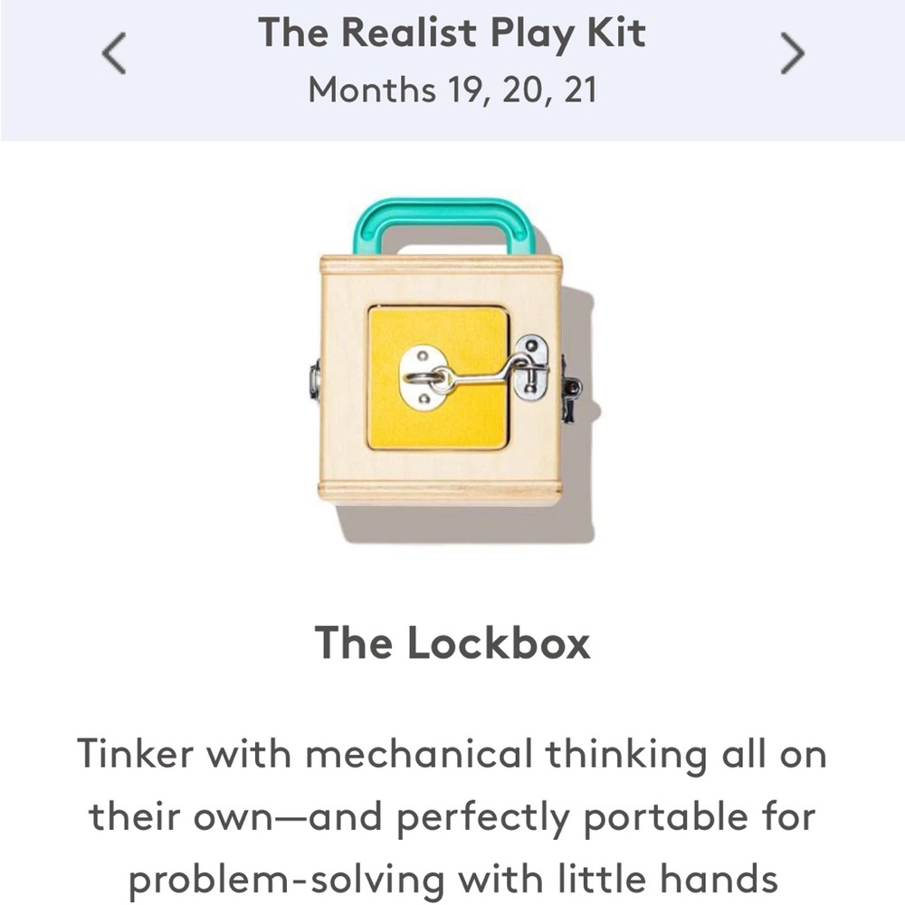 Lovevery Lock Box